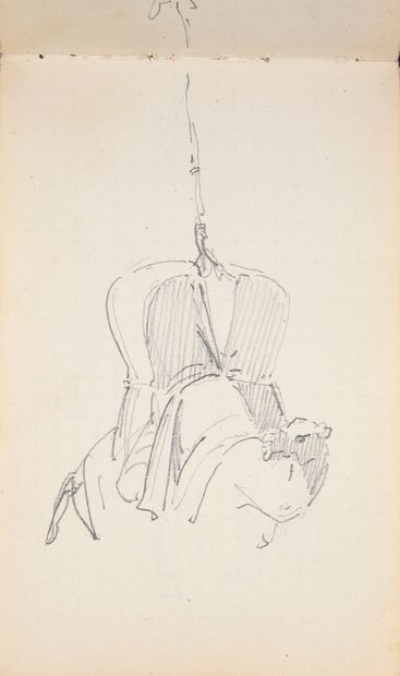 CARNET À DESSINS D'UN ARTISTE DE LA COUR...