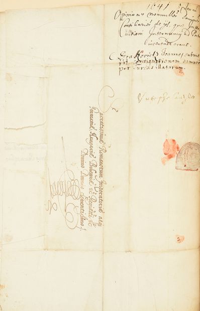 [GUERRE DE TRENTE ANS (1618-1648)].
Belle...
