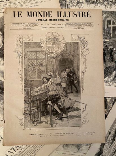 OEUVRES DE VICTOR HUGO.
Bel ensemble de 19...