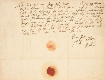 [GUERRE DE TRENTE ANS (1618-1648)].
Belle...