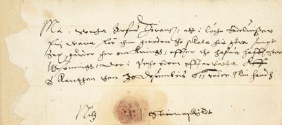 [GUERRE DE TRENTE ANS (1618-1648)].
Belle...