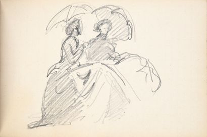 CARNET À DESSINS D'UN ARTISTE DE LA COUR...