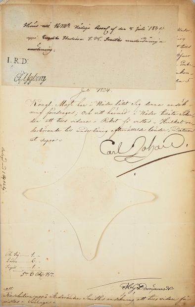CHARLES XIV JEAN, roi de Suède (1763-1844)
Lettre...