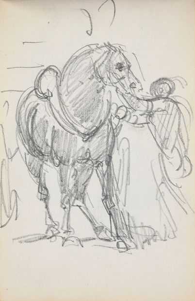 CARNET À DESSINS D'UN ARTISTE DE LA COUR...