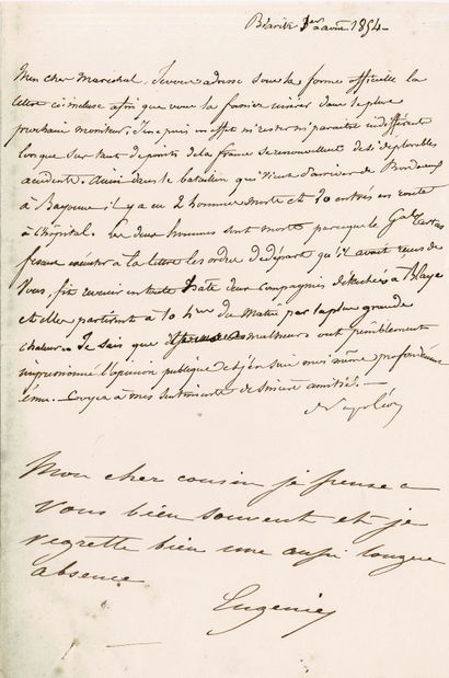 NAPOLÉON III, empereur des Français (1808-1863)

Belle...