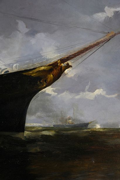 ARVID Johansson (1862-1923)
Arrivée du Standart,...