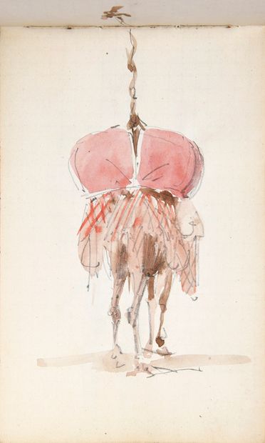CARNET À DESSINS D'UN ARTISTE DE LA COUR...