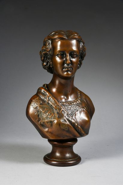 ECOLE ANGLAISE DU XIXe SIÈCLE
La reine Alexandra...