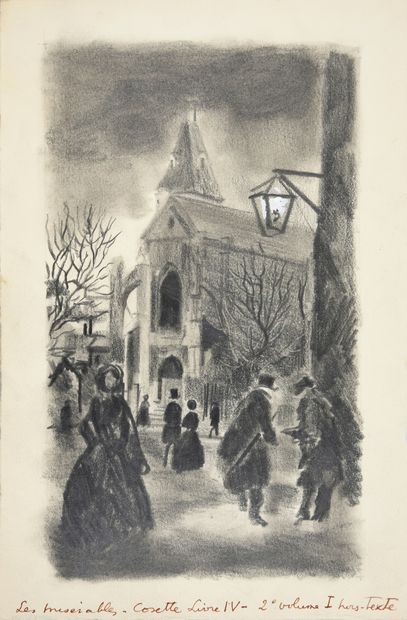 GRAU-SALA Emilio (1911-1975)
Cosette. DEssin...