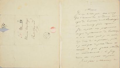 HUGO Victor (1802-1885)
L.A.S. : «B. D...»,...