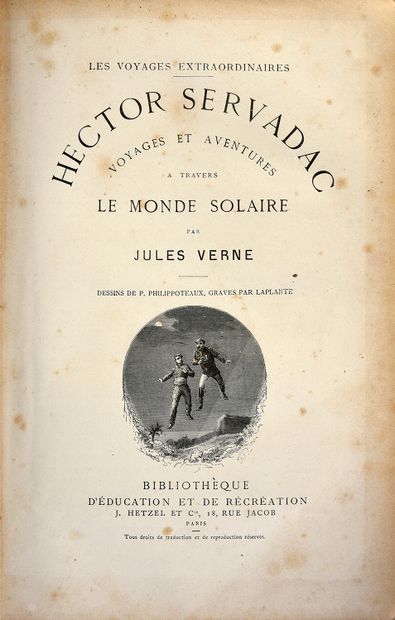 VERNE Jules (1828-1905),
Hector Servadac,...