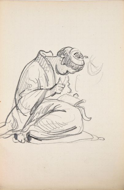 CARNET À DESSINS D'UN ARTISTE DE LA COUR...
