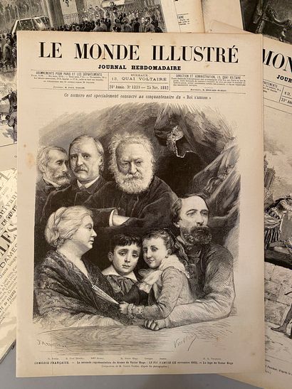 OEUVRES DE VICTOR HUGO.
Bel ensemble de 19...