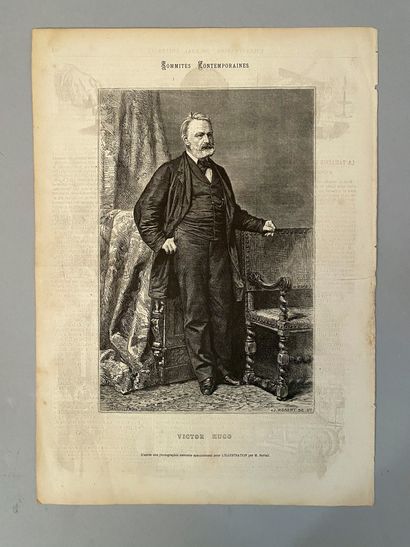 OEUVRES DE VICTOR HUGO.
Bel ensemble de 19...