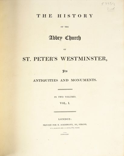 [ABBEY DE WESTMINSTER]
COMBE William. The...