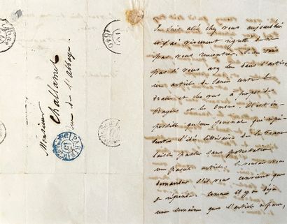 VACQUERIE AUGUSTE (1819-1895)
Poète et dramaturge...