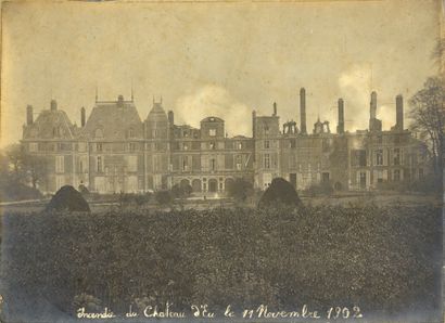 GRESSENT A
Vue du château d'Eu, le 11 novembre...