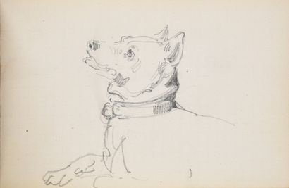CARNET À DESSINS D'UN ARTISTE DE LA COUR...