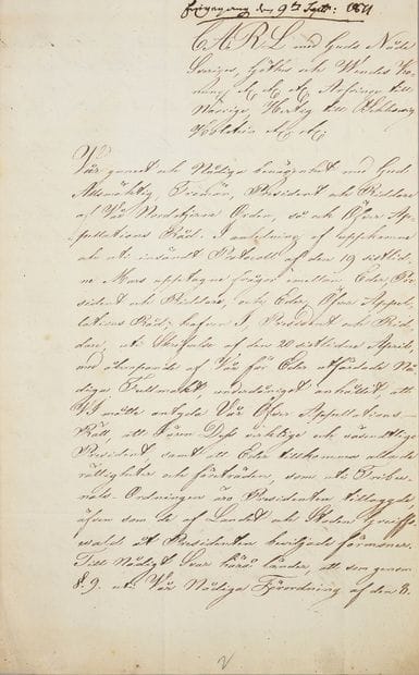 CHARLES XIV JEAN, roi de Suède (1763-1844)
Lettre...