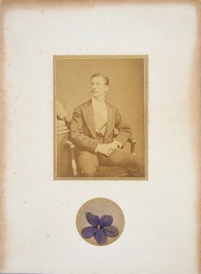 NAPOLÉON, prince impérial (1856-1879).
Portrait...