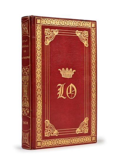BIBLIOTHÈQUE DU DUC DE NEMOURS État général...