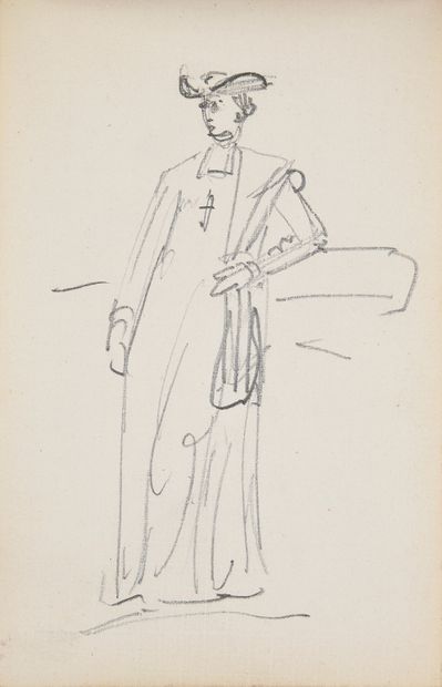 CARNET À DESSINS D'UN ARTISTE DE LA COUR...