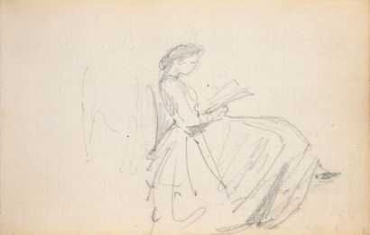 CARNET À DESSINS D'UN ARTISTE DE LA COUR...