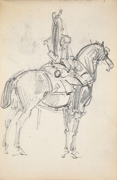 CARNET À DESSINS D'UN ARTISTE DE LA COUR...