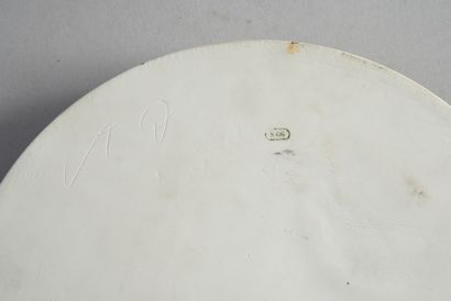 BELLE PAIRE DE GRANDS MÉDAILLONS.
MANUFACTURE...