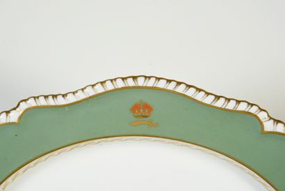 PARTIE DE SERVICE EN PORCELAINE ANGLAISE...