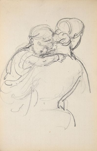 CARNET À DESSINS D'UN ARTISTE DE LA COUR...