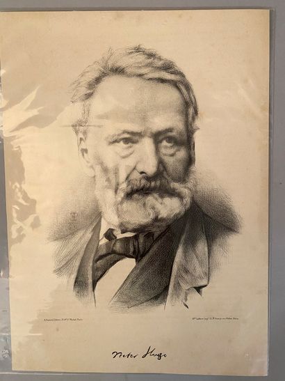 OEUVRES DE VICTOR HUGO.
Bel ensemble de 19...