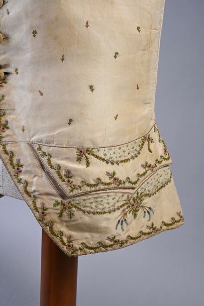 Embroidered vest, Louis XVI period, vest...