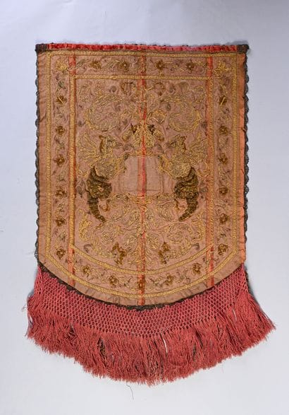Ecu in embroidery, probably Spain, second...