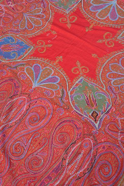 Long cashmere shawl, India, circa 1860-1870,...
