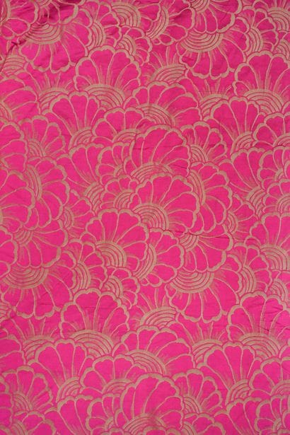 Two pairs of curtains, circa 1925, lampas...