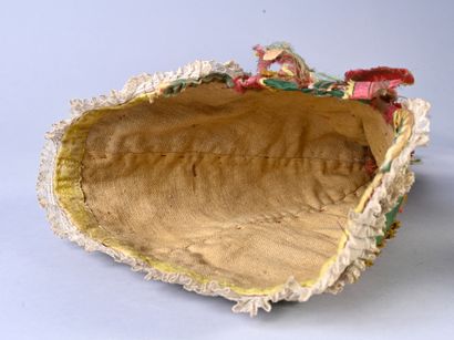 Amazing headdress, early 19th century, deep...