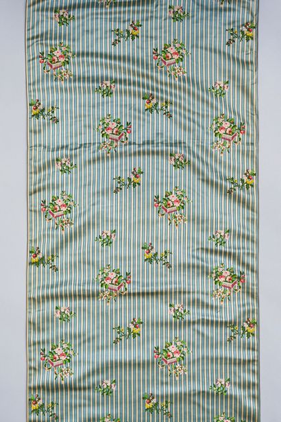 Lampas, Louis XVI style, late 19th century,...