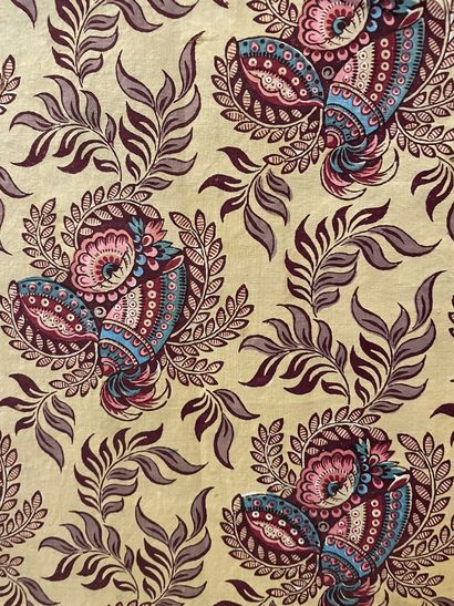 Printed shawl, Alsace, second quarter of...