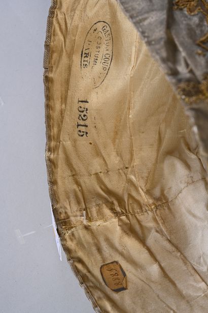 Embroidered cap for men, first early eighteenth...