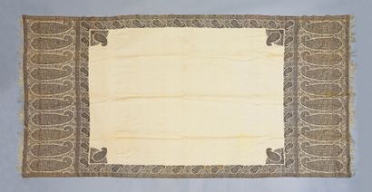 Long cashmere shawl, Restoration period,...