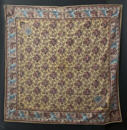 Printed shawl, Alsace, second quarter of...