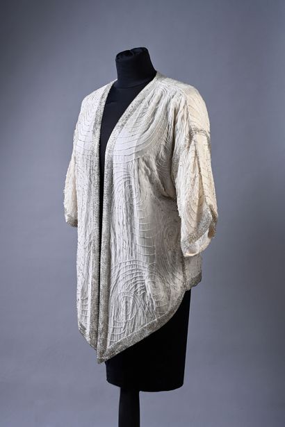 Jacket of an embroidered evening set, circa...
