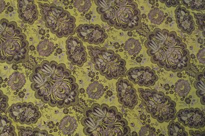 Chape in two remarkable silks, XVIIIth century,...