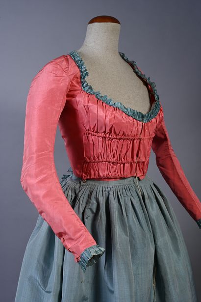 Set, camisole and skirt, late eighteenth...