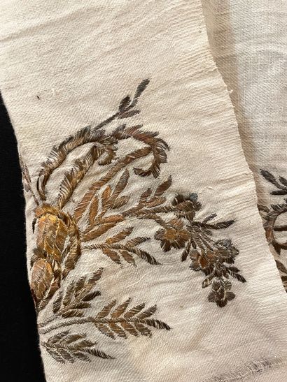 Meeting of six embroidered towels, Turkey,...