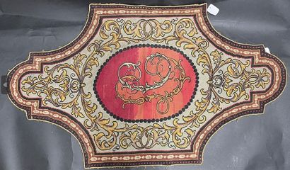 Part of the tapestry trimmings of a hunting...