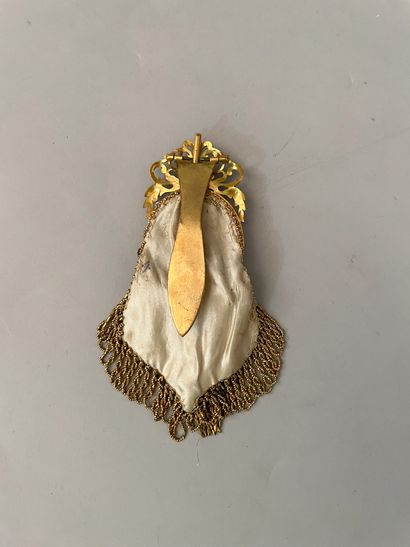 Purse, circa 1880, silver and gilt metal...