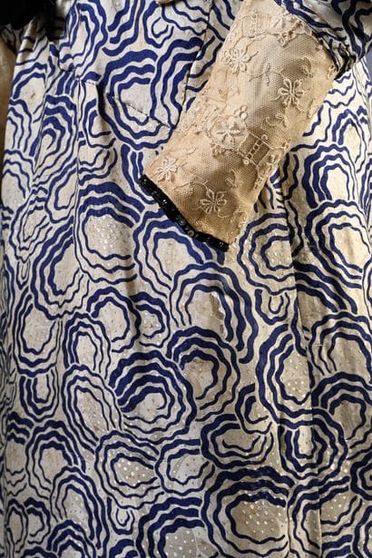 Afternoon dress signed Huc & Bourdoncle,...
