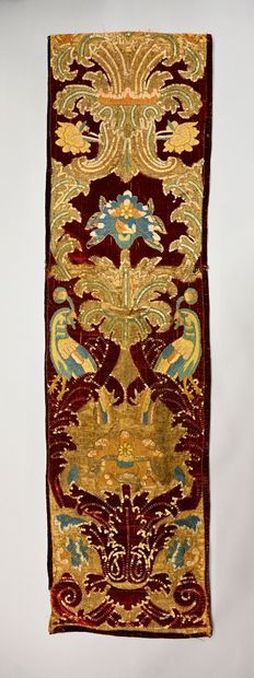 Embroidered panel, second half of the 17th...